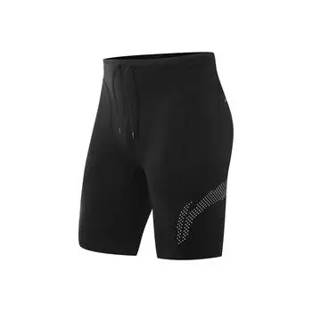 Li-Ning Breathable Quick-Dry Knitted Sports Casual Shorts Men Shorts Black AUSV005-1 XL