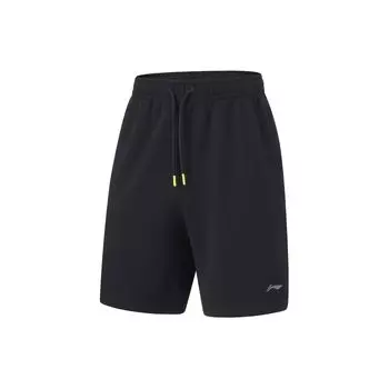 Li-Ning Breathable Quick-Dry Sports Knitted Casual Shorts Men shorts Black AKSU471-1 M