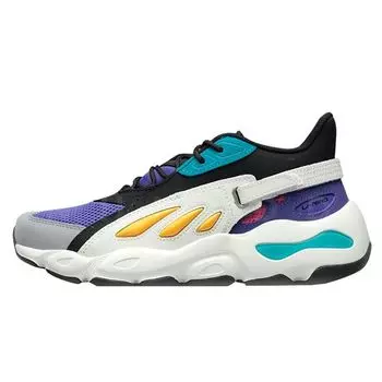 Li Ning Butterfly New York Fashion Week модные универсальные нескользящие легкие низкие туфли для папы мужские кроссовки белые фиолетовые AGLP087-1 41