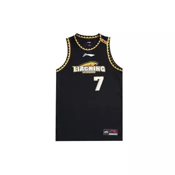 Li-Ning Серия CBA с круглым вырезом и без рукавов SW Fan, версия сезона 2021-2022 гг., команда Ляонин, Чжэньлинь Чжан Нет. Мужская баскетбольная майка 7 AAYR647-2 L