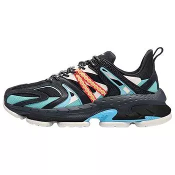Li Ning Cf Counterflow Adam нескользящие легкие низкие спортивные туфли мужские кроссовки черные синие AGLP097-2 44