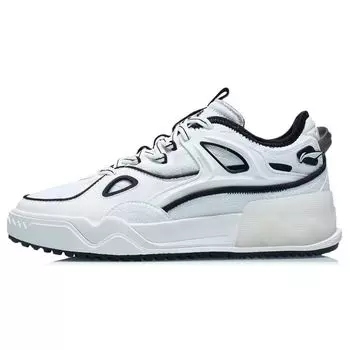 Li Ning CF Flash Star амортизирующие легкие нескользящие дышащие низкие кроссовки женские кроссовки облачно-белые AGCR290-1 35