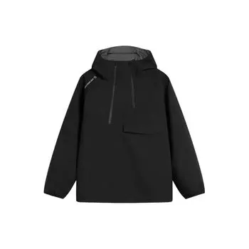 Li Ning CF Outdoor Casual Zip Dragon In The Wild Hooded Windbreaker Men Upperwear Black AFDU711-1 M