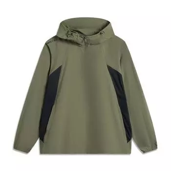 Li Ning CF Outdoor Series Дышащая Водоотталкивающая Защита от УФ-лучей UPF 40+ Ультралегкая Водонепроницаемая Куртка от Солнца Мужская Куртка Чайный Зеленый AFDV371-5 M