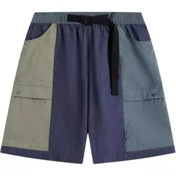 Li Ning CF Outdoor Series Комбинированные Дышащие Универсальные Шорты Карго со Средней Посадкой Мужские шорты Темно-Ирисово-Синий AKSV229-1 M