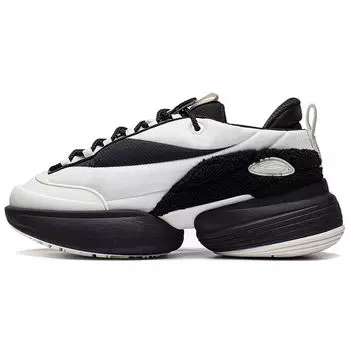Li Ning CF Su Series Ultra Distance V2 Толстая подошва, увеличивающая высоту, амортизирующая универсальная обувь для хлеба, низкая спортивная повседневная обувь AGLS241-4 43