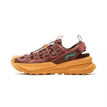 Li Ning CF Су Сюнь Чуань Легкие Уличные Модные Нескользящие Амортизирующие Кроссовки Унисекс Красно-Коричневый AHLV001-3 38