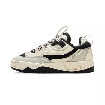 Li Ning CF Su Yu 4 Классические толстые подошвы, увеличивающие рост, низкие кроссовки для скейтборда, женские кроссовки серо-черного цвета AGLU298-1 36