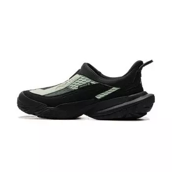 Li Ning CF Trail Lite Повседневные Удобные Дышащие Амортизирующие Нескользящие Низкие Кроссовки для Хайкинга Унисекс Кроссовки для Хайкинга Черный Зеленый AHCU035-6 39