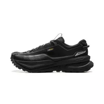 Li Ning CF Trail Running Rebound водонепроницаемые устойчивые к проколам низкие кроссовки для походов на открытом воздухе унисекс кроссовки темно-черные AHTU023-3 37