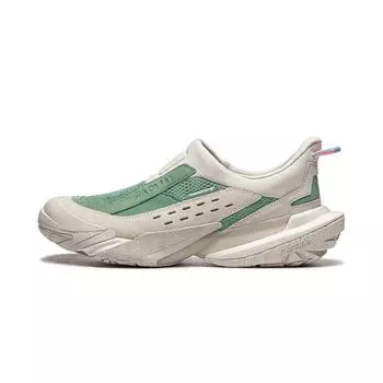 Li Ning CF Trail Series Hiking 3 Lite амортизирующие прочные низкие повседневные туфли унисекс повседневные туфли зеленые серые AGLU147-4 41
