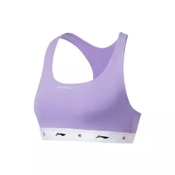 Li Ning Cf X Haizhenwang Designer Collaboration Ss22 Training Series Solid Color Letter Logo Elastic Sports Underwear Women Underwear AUBS114-3 S
