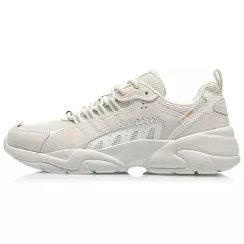 Li-Ning Chasing The Moon амортизирующие нескользящие износостойкие низкие повседневные туфли мужские туфли жемчужно-белые AGLQ235-1 44