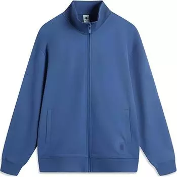 Li Ning China Color Series Повседневная свободная однотонная толстовка унисекс толстовка Индиго AWDU847-2 XL