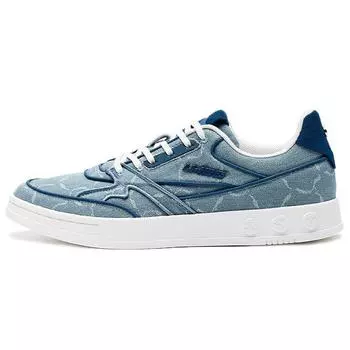 Li Ning Classic Series прочные низкие кроссовки для скейтбординга мужские кроссовки светло-голубые ALFR183-3 43