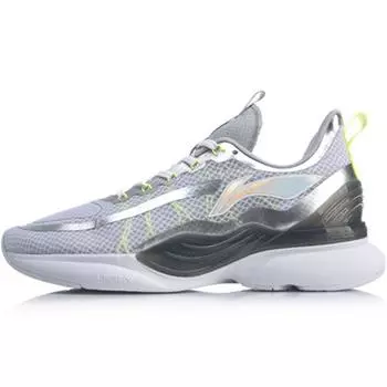 Li-Ning Cloud Lite нескользящие легкие низкие кроссовки мужские кроссовки ярко-серебристые ARHP081-3 39