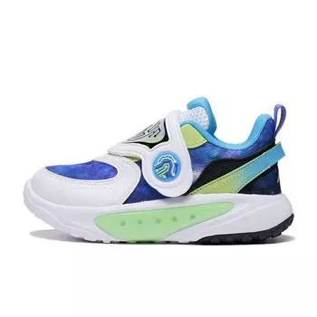 Li-Ning Cloud Shock Absorbation Rebound износостойкие легкие нескользящие повседневные туфли детская повседневная обувь белый синий YKNT048-5 27