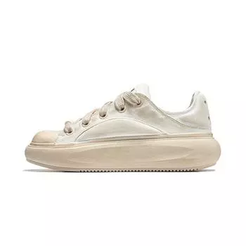 Li Ning Cloud Travel C4D Удобные универсальные амортизирующие износостойкие повседневные туфли с низким верхом Мужские повседневные туфли Off-White AZGU037-4 43