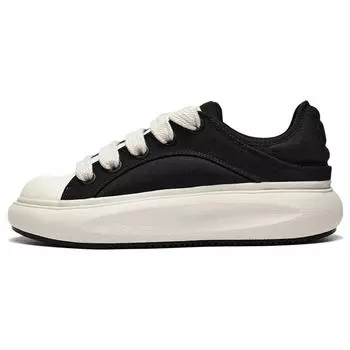 Li Ning Cloud Travel C4D Удобные универсальные нескользящие износостойкие низкие спортивные повседневные туфли мужские кроссовки черные белые AZGT043-5 45