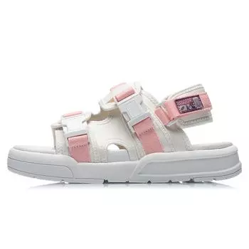 Li Ning Coca Beach Sandals Женские сандалии Розовые Белые AGLR026-3