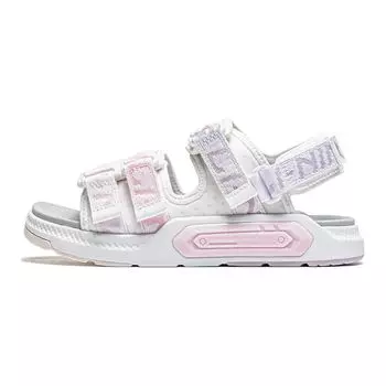 Li Ning Coka Young Comfortable Rebound дышащие легкие детские сандалии детские сандалии белые розовые YKUU006-2 31