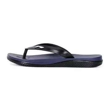 Li-Ning Comfortable Trendy Anti-Wear Anti-Slip Quick-Dry Flip-Flops Men Footwear Black Blue LNXV955-2 41
