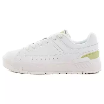 Li Ning Common 70s универсальные повседневные легкие удобные амортизирующие износостойкие низкие кроссовки для скейтбординга женские кроссовки белые зеленые AGCT044-3 37