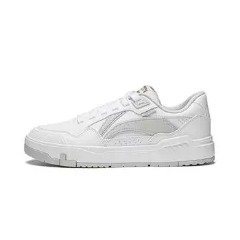 Li Ning Common 80s модные удобные нескользящие износостойкие низкие кроссовки для скейтбординга мужские кроссовки белые AGCU157-2 41