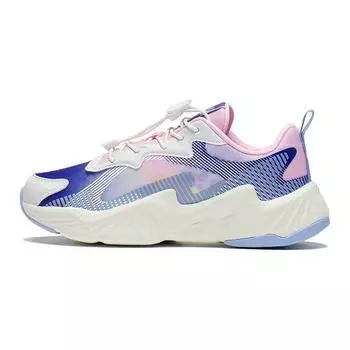 Li Ning Dark Night Elf 2.0 прочные спортивные повседневные туфли детские кроссовки белые синие розовые YKCS120-2 31