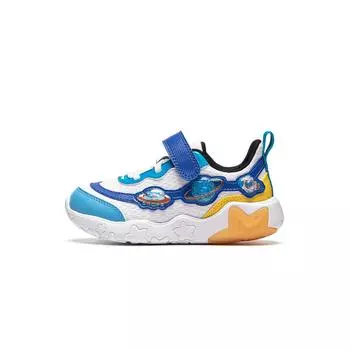 Li Ning Детские кроссовки с цветными блоками, низкие, детские кроссовки, синие YKNU074-1 27