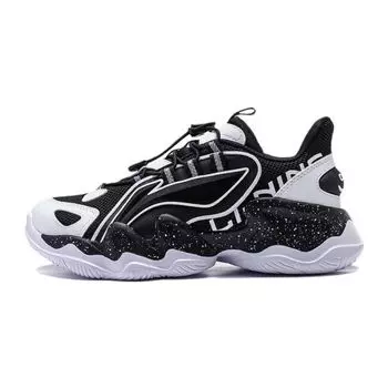 Li-Ning Детские повседневные туфли Cloud Low-Top Детские повседневные туфли Черный Белый YKCQ198-21 31