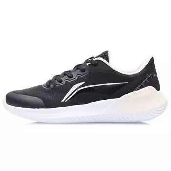 Li-Ning Дышащие прочные кроссовки с низким верхом женские кроссовки черные белые ARHR142-1 38