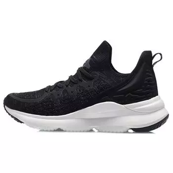Li Ning Eazgo Comfortable Series Легкие повседневные туфли с низким верхом Женские кроссовки Черный Белый AREQ024-1 35