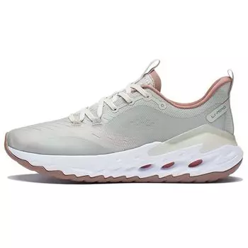 Li Ning Eazgo Удобные амортизирующие кроссовки с низким верхом для бега Мужские кроссовки Oat-Gray ARES015-1 40
