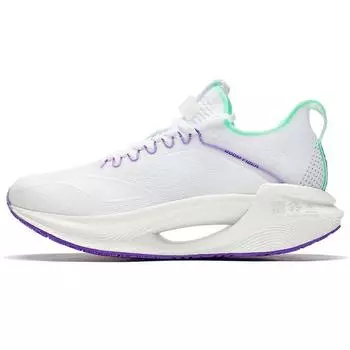 Li-Ning Essential светоотражающие легкие дышащие кроссовки Rebound с низким верхом для бега мужские кроссовки белые зеленые ARRS003-13 39