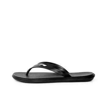 Li-Ning Fashionable Beach Anti-Odor Anti-Chafe Anti-Slip Quick-Dry Antibacterial Flip-Flops Men Footwear Black LNXV956-311 39