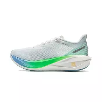 Li Ning Feidian 5 Challenger Носок Верх Профессиональная Скорость Тренировки Амортизация Кроссовки Женские Кроссовки Белый Синий Зеленый ARMV002-8 37