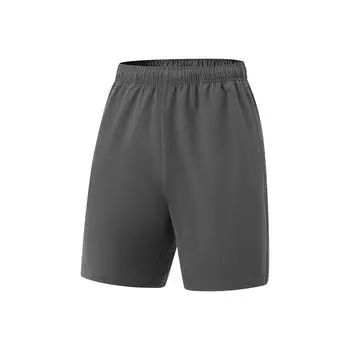 Li Ning Fitness Series Повседневные удобные дышащие спортивные шорты мужские шорты Road-Gray AKSV525-5 S