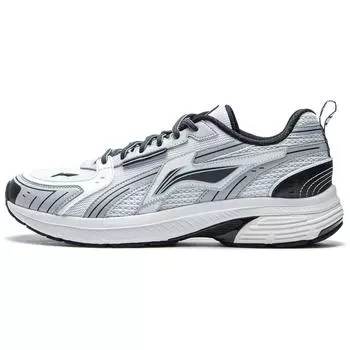 Li Ning Fuyiao 1.5 Classic Retro Амортизация Отскок Стабильность Поддержка Поглощение Ударов Нескользящие Износостойкие Низкие Повседневные Кроссовки ARXU013-1 42