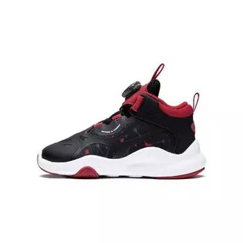 Li Ning Game Day нескользящие износостойкие дышащие спортивные повседневные кроссовки детские кроссовки черные красные YKNT006-3 25