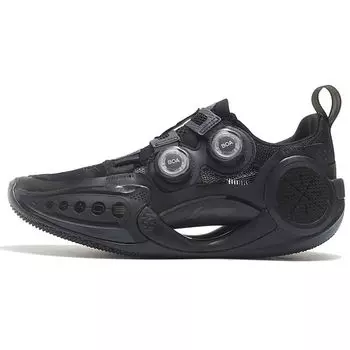 Li-Ning Glare x Way of Wade 9 Infinity Low Balance — черные мужские кроссовки ABES005-2 46