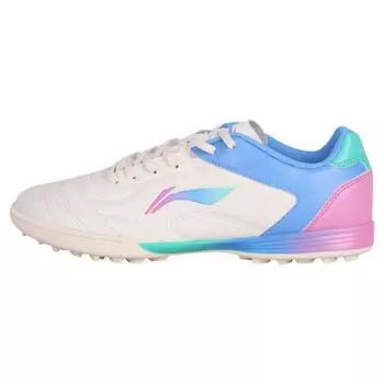 Li Ning Grass TF Stud Professional AG (Резиновые короткие шипы) Футбольные бутсы для игры в зале с искусственным покрытием Hard Grass, мужские футбольные бутсы Off-White YSTT039-1 41