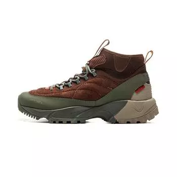 Li Ning High Street Удобные нескользящие износостойкие высокие походные ботинки унисекс походные ботинки коричневые зеленые AHCU059-1 39