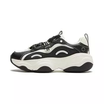 Li Ning Honey Soft Rebound Толстая подошва для похудения Кроссовки для хлеба амортизирующие износостойкие увеличивающие рост низкие повседневные туфли AGCU246-4 39