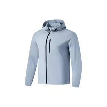 Li Ning Ice Smooth Cool Technology Защита от ультрафиолета Дышащая велоспорт Альпинизм Открытый Soft Shell UPF50+ Защита от солнца Куртка мужская куртка AWDU823-3 S