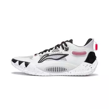 Li Ning JB1 нескользящие прочные низкие кроссовки мужские кроссовки белые черные ABAS051-2 43