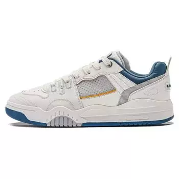 Li Ning Jiang Yue удобные универсальные прочные легкие низкие кроссовки для скейтбординга мужские белые серые AGCT293-1 42