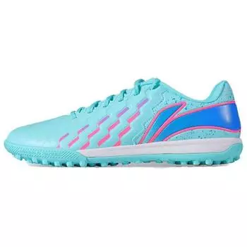 Li Ning Jin Удобный Простой TF (Резиновые шипы) Футбольные бутсы с искусственным покрытием, амортизирующие, нескользящие, износостойкие, мужские футбольные бутсы YSTU0045-4 39