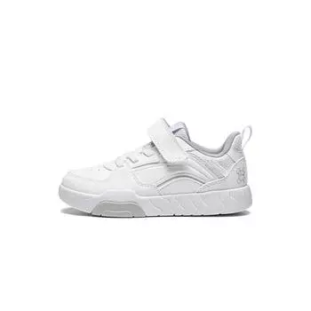 Li Ning Kids модные удобные амортизирующие кроссовки Rebound детские кроссовки стандартные-белые YKNU060-1 25