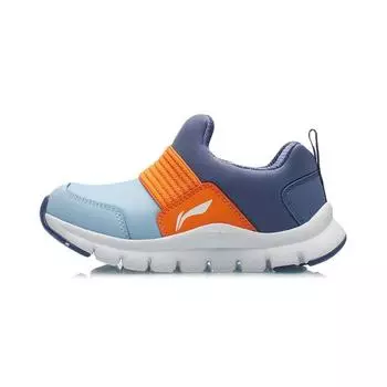 Li-Ning Кроссовки для бега Cloud Non-Slip Shock Absorbing Lightweight Rebound Kids Кроссовки для бега Aurora-Blue YKNR156-3 27